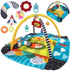 shumee Interaktivna učna podloga 110 x 100 cm Lisek Ricokids