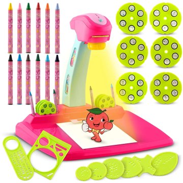 shumee Ricokids 772000 projektor za učenje risanja - roza