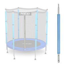 shumee Spodnja opora za trampolin z zunanjo mrežo 4,5 ft modra Neo-Sport