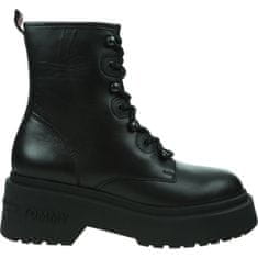 Tommy Hilfiger Škornji črna 41 EU Lace Up