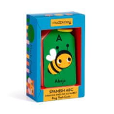 Mudpuppy ABC špansko-angleške kartice na obročku 27 kosov