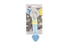 Teddies Piščalka/igralka slonček plišasti 23cm na kartici