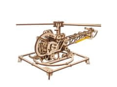 UGEARS 3D lesena mehanska sestavljanka MINI helikopter