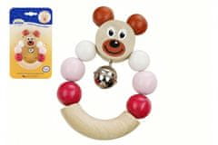 DETOA Medvedek rattle roza