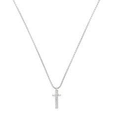 Breil Elegantna moška ogrlica s križem Light Row TJ3360