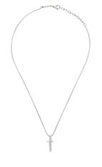 Breil Elegantna moška ogrlica s križem Light Row TJ3360