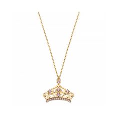 Disney Očarljiva pozlačena ogrlica princesa NS00021YZPL-157.CS (verižica, obesek)