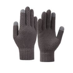 MG Winter rokavice za zaslone na dotik, siva