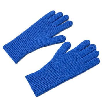 MG Finger Cutouts rokavice za zaslone na dotik, modro