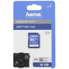 Hama Pomnilniška kartica SDHC 16 GB Class 10, UHS-I 80 MB/s