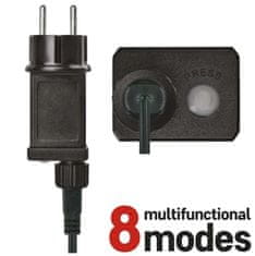 Emos D3AW15 LED božična drop veriga, 12 m, zunanja in notranja, topla bela, časovnik - odprta embalaža