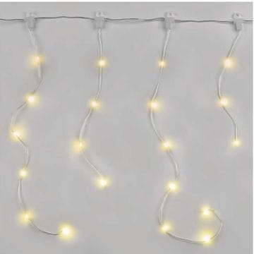 Emos D3CW01 LED božična drop veriga - ledene sveče, 1,7 m, zunanja in notranja, topla bela