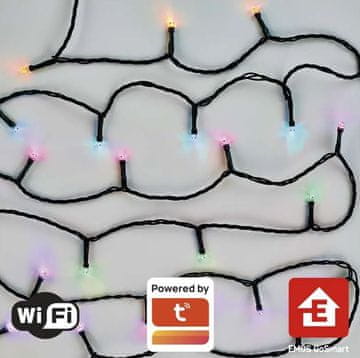 Emos D4ZR01 GoSmart LED božična veriga, 8 m, zunanja in notranja, RGB
