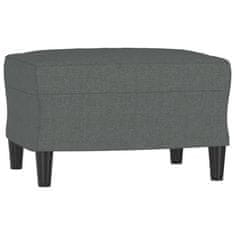 Vidaxl Stolček za noge temno siv 60x50x41 cm blago