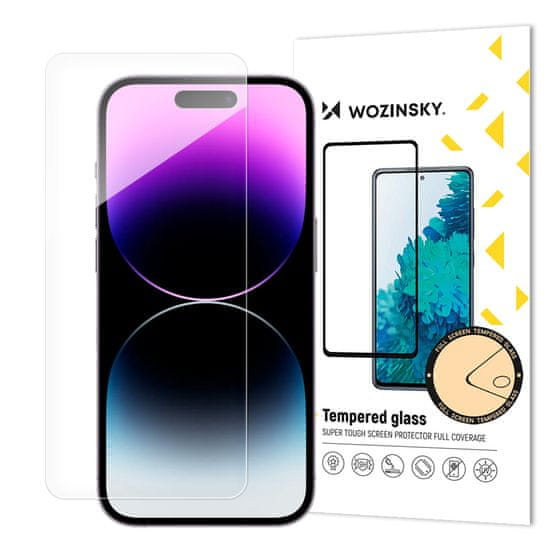 WOZINSKY Trdo zaščitno steklo za zaslon iPhone 15 Pro