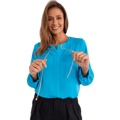 Factoryprice Ženska bluza z dolgimi rokavi AIRO modra EM-BZ-13575.08_402685 Univerzalni
