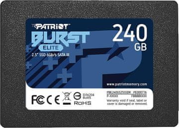 Patriot Burst Elite 2,5" 240 GB, SATA III SSD