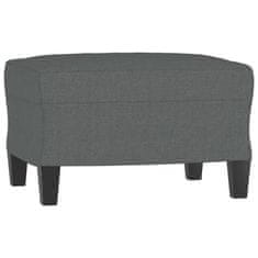 Vidaxl Stolček za noge temno siv 60x50x41 cm blago
