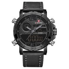 NaviForce Moška ročna ura Carbon Black