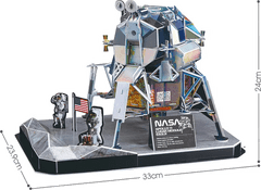 CubicFun 3D sestavljanka NASA: Apolo 11, Lunarni modul Eagle 93 kosov