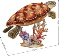 CubicFun 3D sestavljanka National Geographic: Morska želva 31 kosov