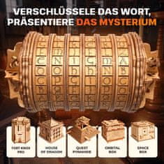 EscapeWelt Lesena sestavljanka - Cryptex
