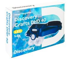 Povečevalna lupa Discovery Crafts DHD 40, povečava 1/1,5/2/2,5/3,5/8x