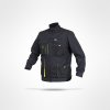 Sara Workwear Delovna jakna KING grafitno-rumena M (46)