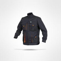 Sara Workwear Delovna jakna KING grafitno-oranžna XXXL (58)