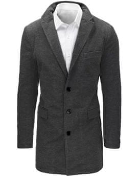 Dstreet Moški plašč crombie Essyrre temno siva