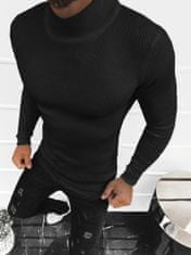 Ozonee Klasični moški pulover Mpumelelo črna XL