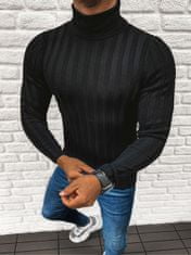 Ozonee Klasični moški pulover Nosipho črna L