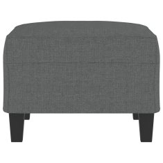 Vidaxl Stolček za noge temno siv 70x55x41 cm blago
