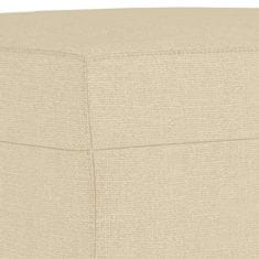 Vidaxl Stolček za noge krem 70x55x41 cm blago