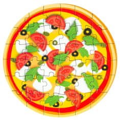 Okrogla sestavljanka Pizza 36 kosov