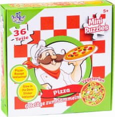 Okrogla sestavljanka Pizza 36 kosov