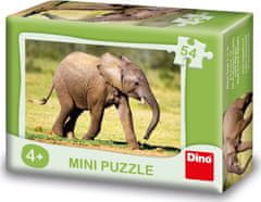 Dino Puzzle Živali - Slon 54 kosov