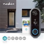 Nedis WIFICDP20GY zunanji zvonec WiFi, kamera FHD, baterija, SmartLife