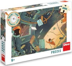 Dino Puzzle Poišči 10 predmetov: vesolje XL 300 kosov
