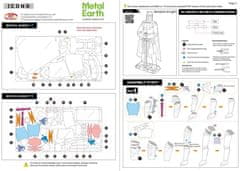 Metal Earth 3D sestavljanka Oklep - Vitez templjar (ICONX)