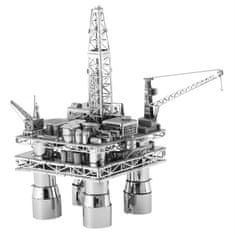 Metal Earth 3D sestavljanka Naftna ploščad in tanker (deluxe set)