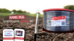 Greatstore Kabel RG6 Spacetronik DOKA PE 4K Trishield 250