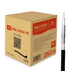 Greatstore Kabel RG6 Spacetronik DOKA PE 4K Trishield 250