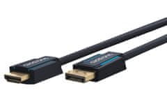 CLICKTRONIC DisplayPort DP - HDMI 2.0 4K kabel 1m