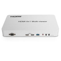 Večpredstavnostni prikazovalnik HDMI 6/1 Spacetronik SPH-MV61PIP-Q3