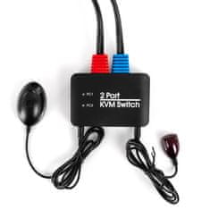 shumee USB + HDMI 2/1 Spacetronik KVM stikalo SPH-KVM21