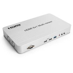 Večpredstavnostni prikazovalnik HDMI 6/1 Spacetronik SPH-MV61PIP-Q3