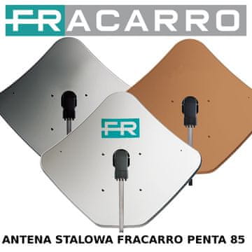 shumee Fracarro jeklena satelitska antena PENTA85 opeka