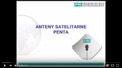 Fracarro jeklena satelitska antena PENTA85 opeka