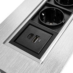 Greatstore Spacetronik SPS-O24CS V2 vrtljiva vtičnica za pult